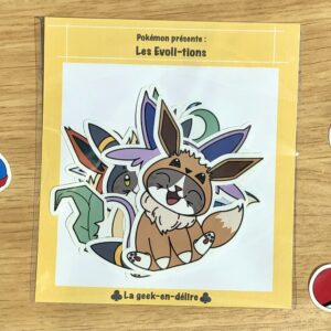stickers lot complet Evoli-tions