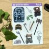 planches stickers Gimli Legolas Seigneur des Anneaux