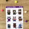 planche de stickers Gardiens de la Galaxie