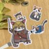 lot de stickers Hobbits V1 - Seigneur des Anneaux - Merry