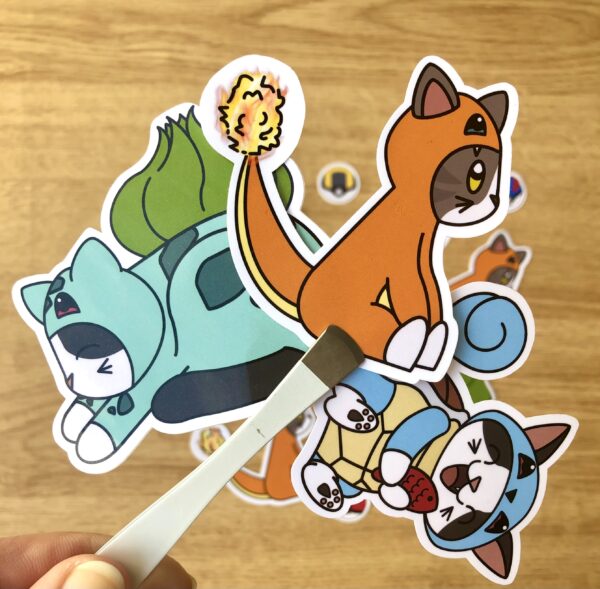 stickers starter pack Pokémon