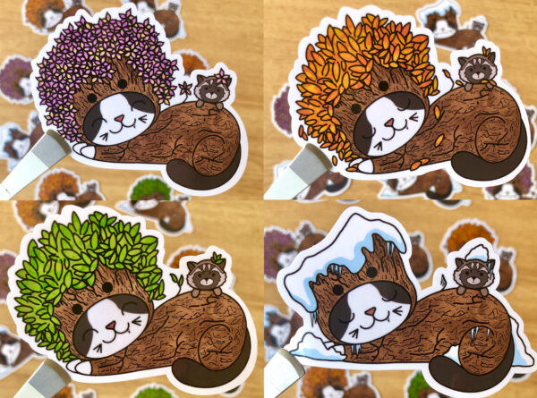 stickers Groot aux 4 saisons