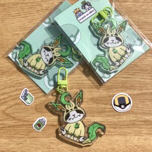 porte-clés acrylique Phylali Pokémon
