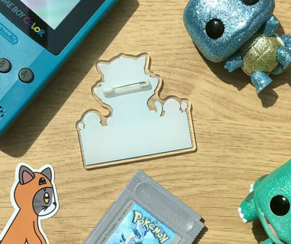 badge Team Sacha Pokémon Starter pack arrière