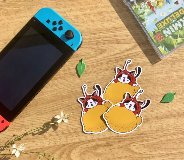 stickers Pikmin rouge et citron