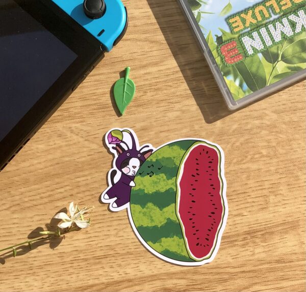 stickers Pikmin violet et pastèque