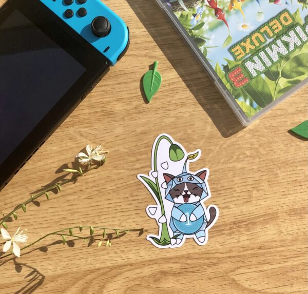 stickers Pikmin glace et jeton fleur