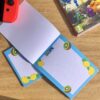 blocs-notes Pikmin ouvert