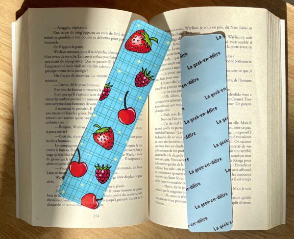 Marque-pages Fruits rouges - Collection Pause gourmande