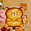 Stickers individuels Toasty Cat Beurre - Collection Pause gourmande
