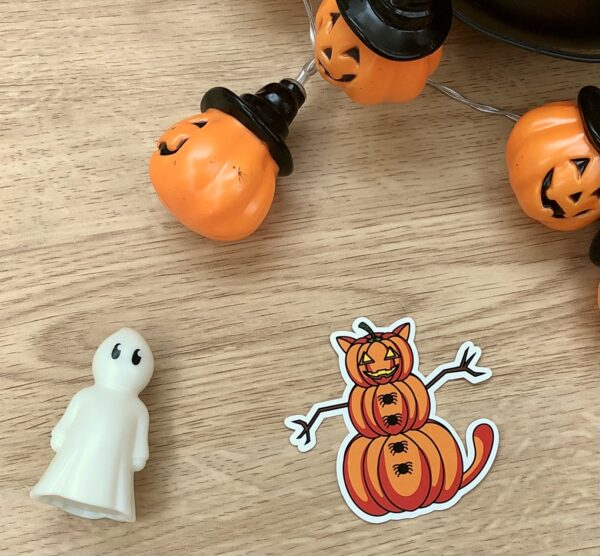 stickers Bonhomme de citrouille Halloween