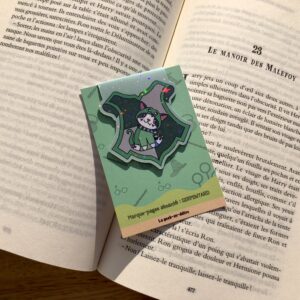 marque-pages aimanté Serpentard Harry Potter