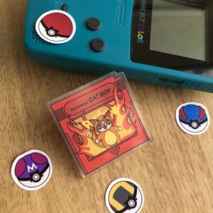 Pin's cartouche game boy Pokémon rouge