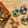 porte-clés 4 maisons Poudlard Harry Potter