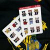 planche de stickers Elèves Poudlard Harry Ron Hermione Krum Fleur Drago Neuville Luna Ginny