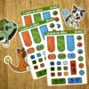 planches de stickers bujo Starters Pokémon