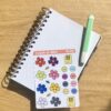 planche de stickers Bujo Pikmin Fleurs