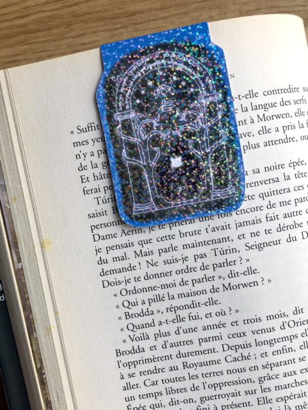 Marque-pages aimanté Mines de la Moria - Seigneur des Anneaux Tolkien - recto