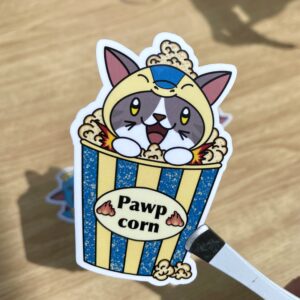 stickers Pokémon Pawp corn Gén. 2 Héricendre