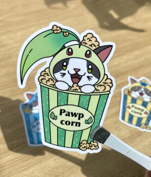 stickers Pokémon Pawp corn Gén. 2 Germignon