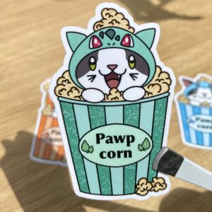 stickers Pokémon Pawp corn Gén. 1 Bulbizarre