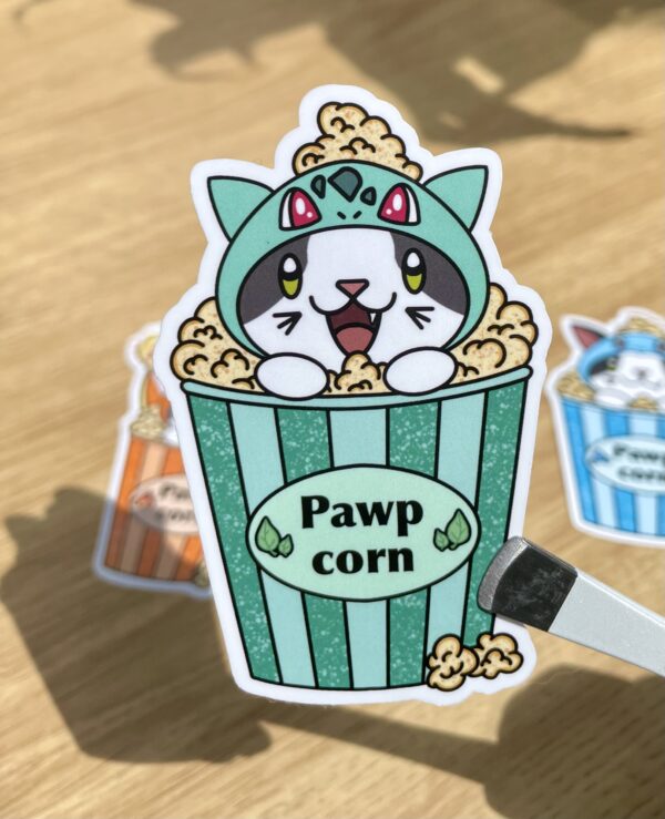 stickers Pokémon Pawp corn Gén. 1 Bulbizarre