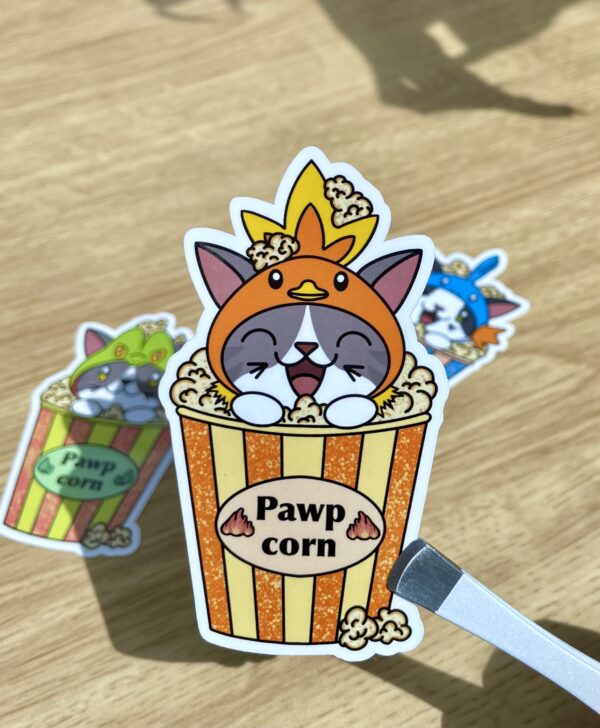 stickers Pokémon Pawp corn Gén. 3 Poussifeu