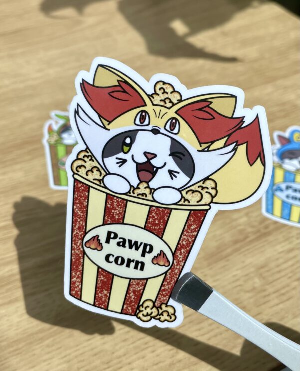 stickers Pokémon Pawp corn Gén. 6 Feunnec