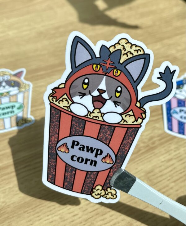 stickers Pokémon Pawp corn Gén. 7 Flamiaou