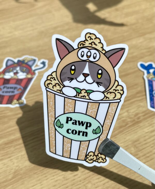 stickers Pokémon Pawp corn Gén. 7 Brindibou