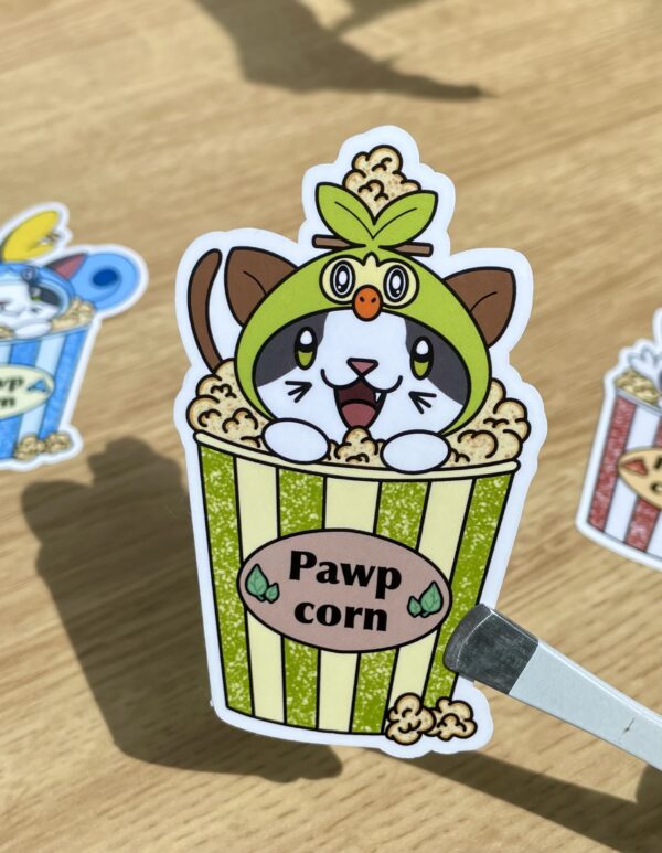 stickers Pokémon Pawp corn Gén. 8 Ouistempo