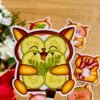 Stickers individuels Toasty Cat Concombre - Collection Pause gourmande