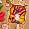 Stickers individuels Toasty Cat Bacon - Collection Pause gourmande