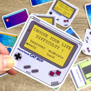 stickers Game Boy Choose your level