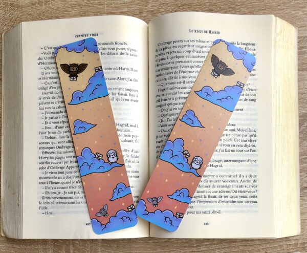 marque-pages Hiboux messagers Harry Potter