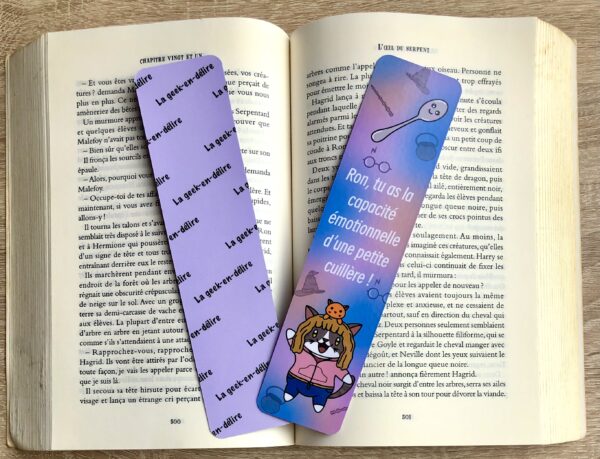 marque-pages Hermione Granger Harry Potter recto verso
