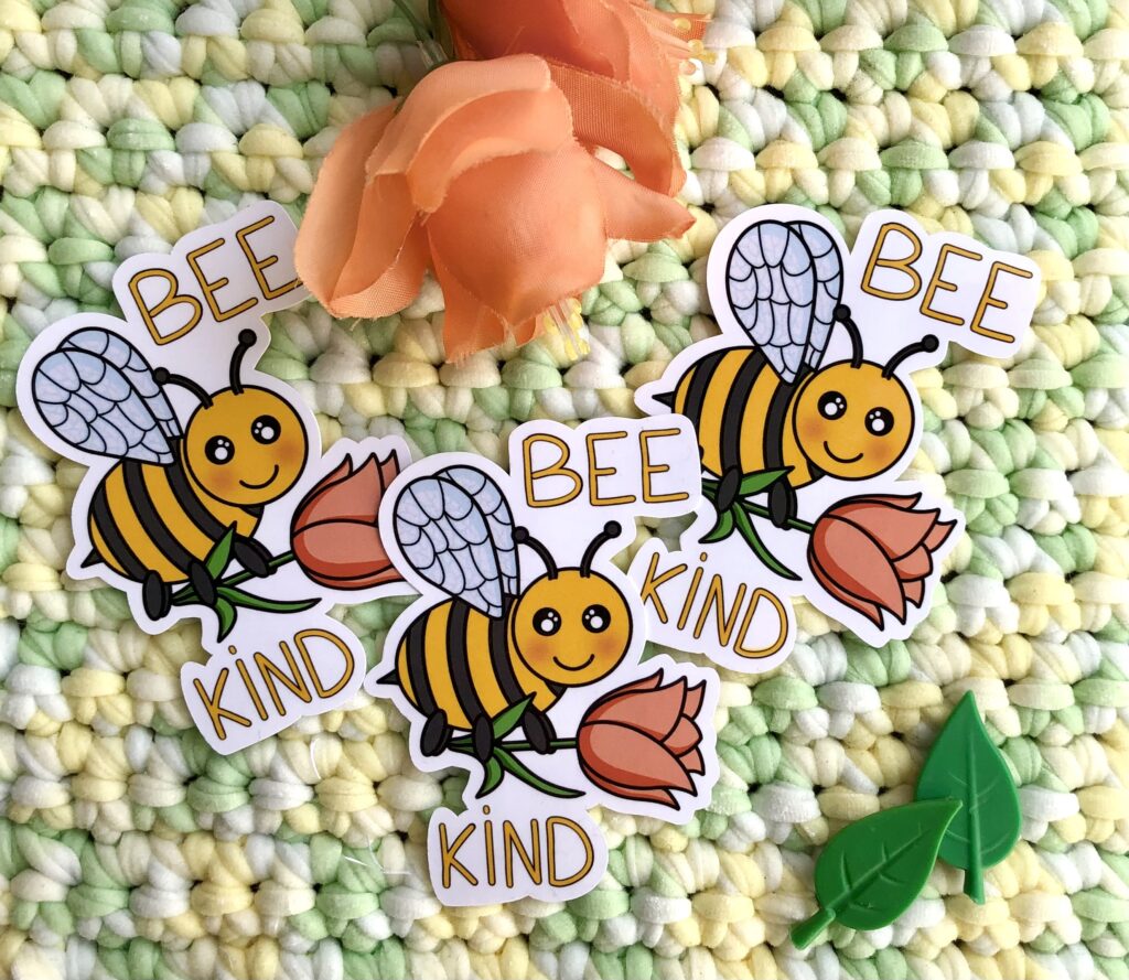stickers Bee Kind