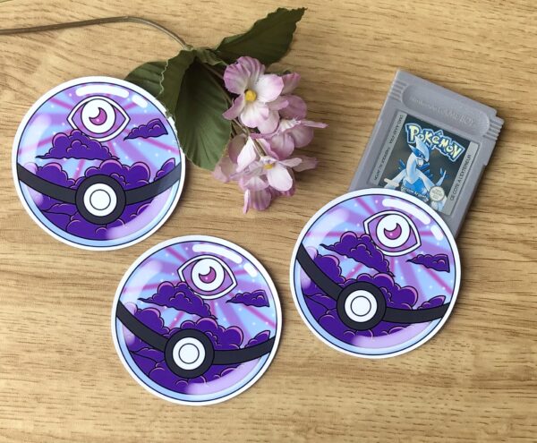 stickers Pokéball psy