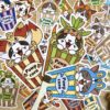 stickers Pokémon Pawp corn Gén. 6 Feunnec Marisson Grenousse