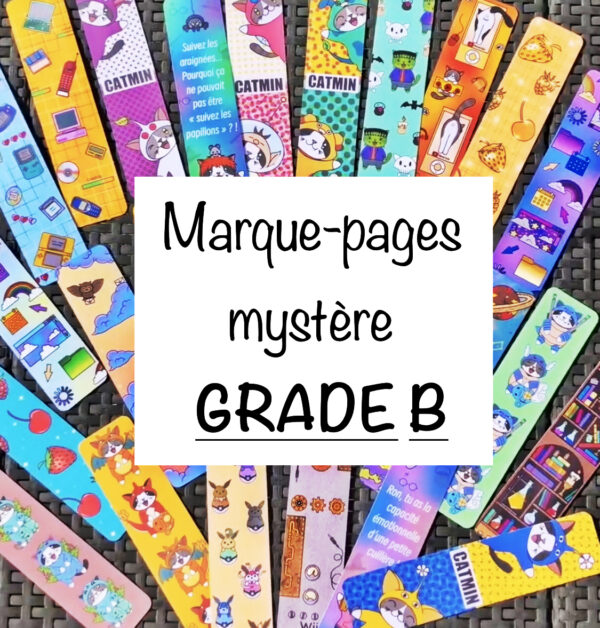 Marque-pages mystère Grade B