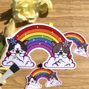 stickers Rainbow by day