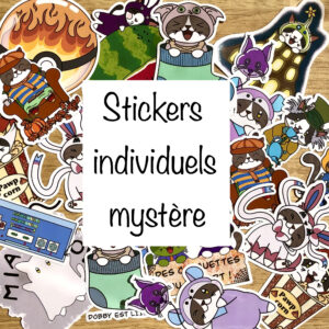 stickers individuels assortiment mystère