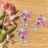 stickers individuels Pikmin rose