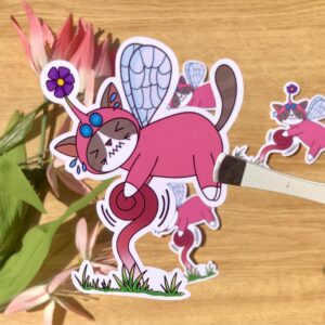 stickers individuels Pikmin rose