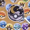 stickers Pokéball type ténèbres