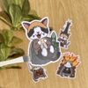lot de stickers Hobbits V2 - Seigneur des Anneaux - Sam