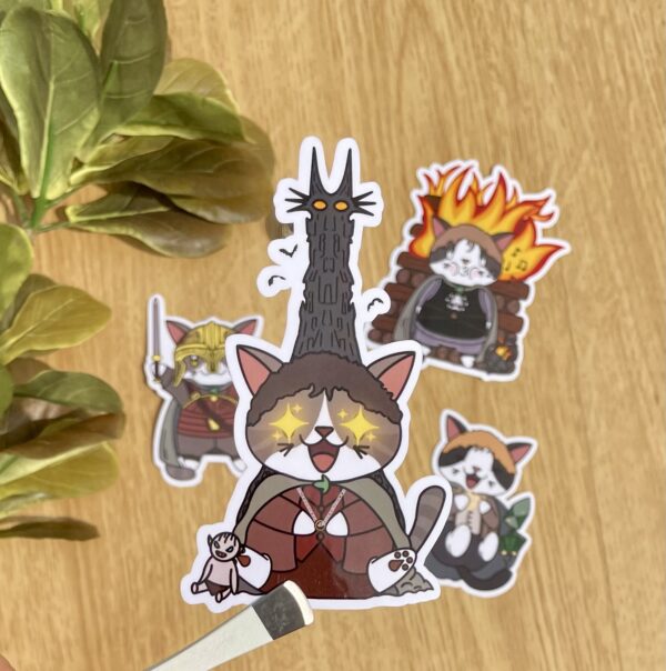 lot de stickers Hobbits V2 - Seigneur des Anneaux - Frodon