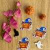 Stickers Citrouille sorcière