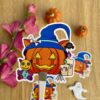 Stickers Citrouille sorcière