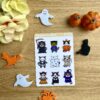 planches de stickers Halloween Party